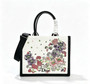 Christian Dior Medium Floral Embroidered Canvas Tote Bag — Multi-Color / Black