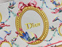 Christian Dior Medium Embroidered Canvas Tote Bag — Pink/Multicolor Birds & Bows Motif