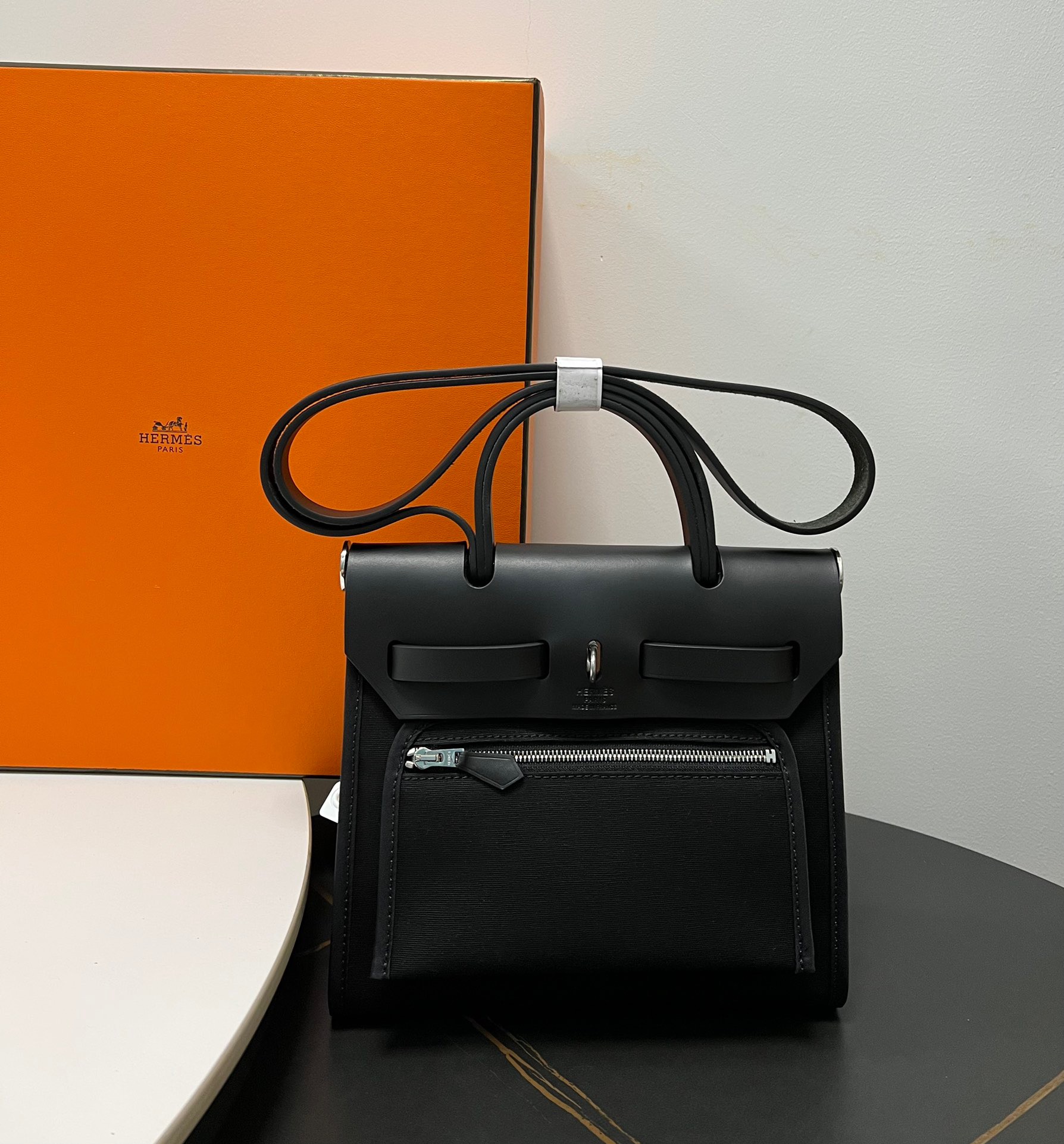 Hermes Herbag 21 Zip black - BVPRIVE