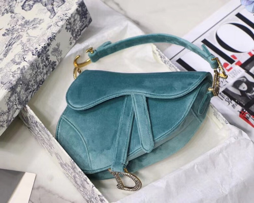 dior saddle bag baby blue