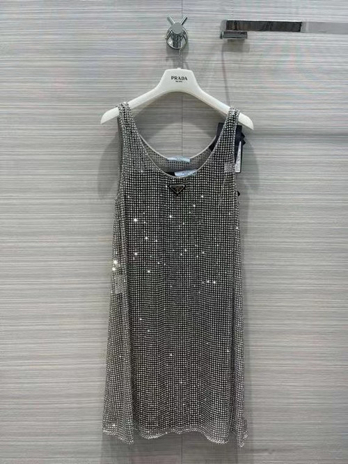 green emerald velvet dress Prada Shimmering Blue Silk Paillette Plunge Back Dress, 2012  Basha Gold