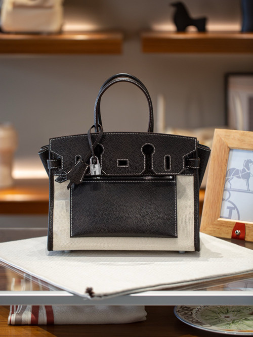 【値下げ不可】HERMES-PARIS バッグ 値下げ不可】エルメス トートバッグ カーキ×ネイビー