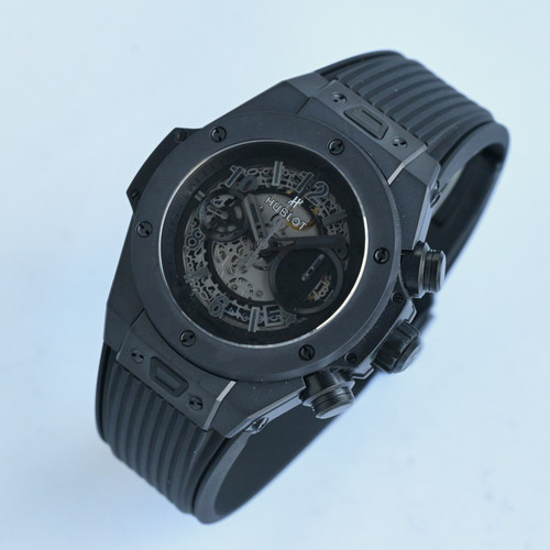 Hublot Big Bang Unico All Black Ceramic Chronograph | Ref. 411.NM