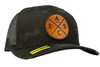 Fieldcraft Survival Leather Patch Hat (Black Multicam)