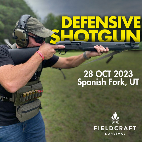 Defensive Shotgun Intro : 28 October 2023 (Spanish Fork, UT)