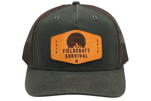 The Fieldcraft Horizon Leather Patch Hat