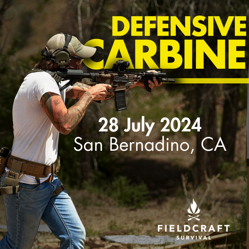 Defensive Carbine: 28 July 2024 (San Bernardino, CA)