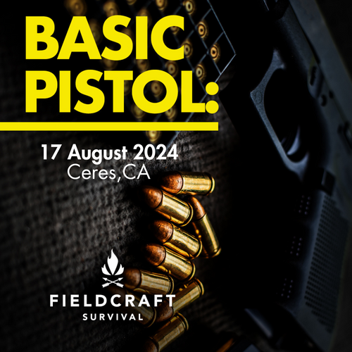 Basic Pistol: 17 August 2024 (Ceres, CA)