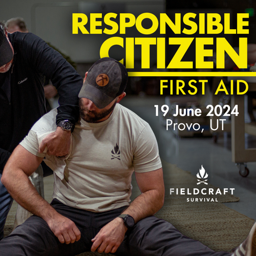 Responsible Citizen | First Aid: 19 June 2024 (Provo, UT)