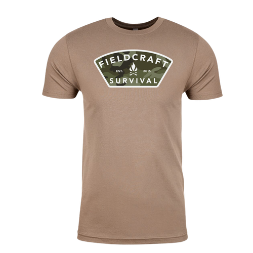 Fieldcraft Survival Camo Logo T-shirt