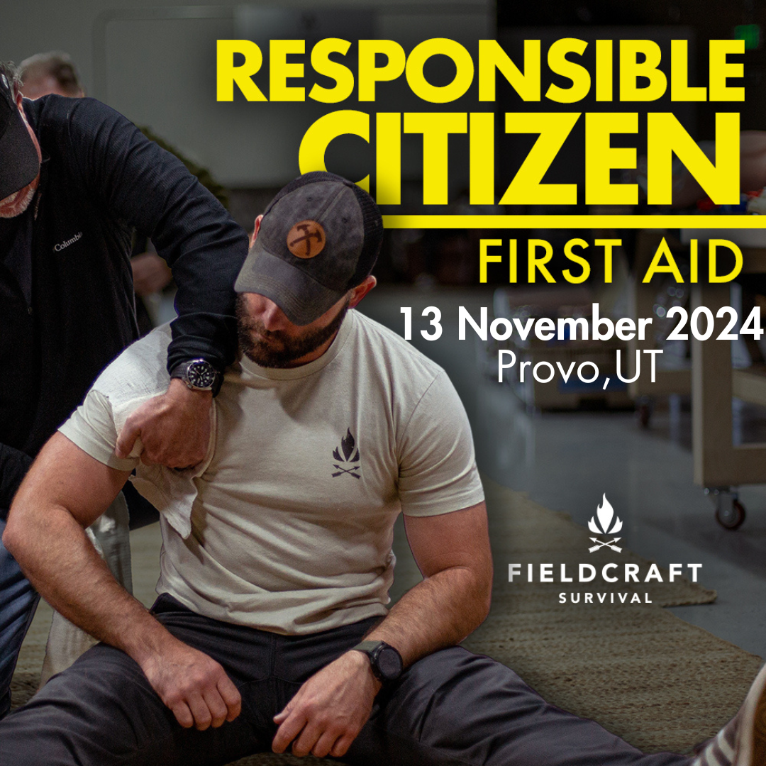 Responsible Citizen | First Aid: 13 November 2024 (Provo, UT)