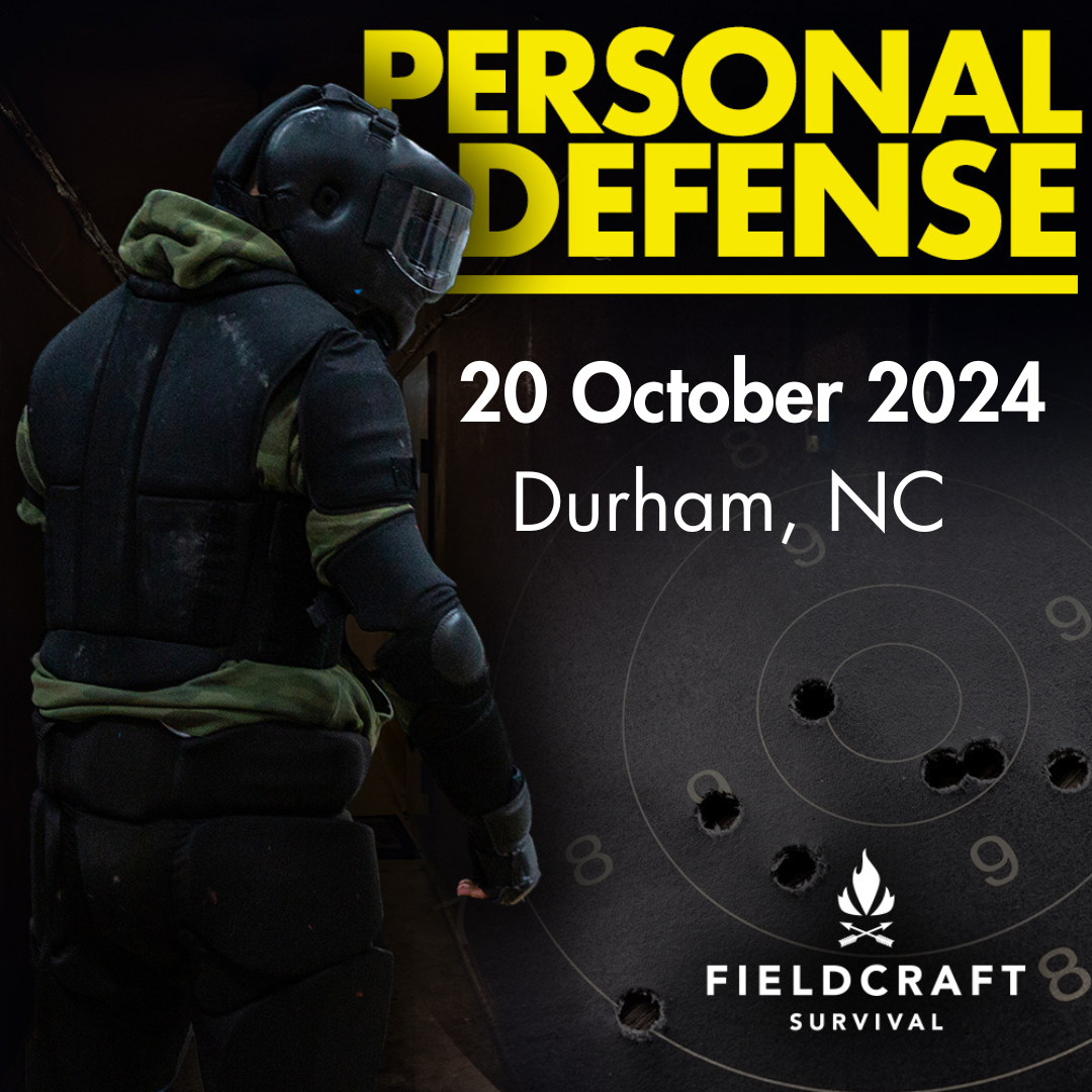 Personal Defense: 20 October 2024 (Durham, NC)