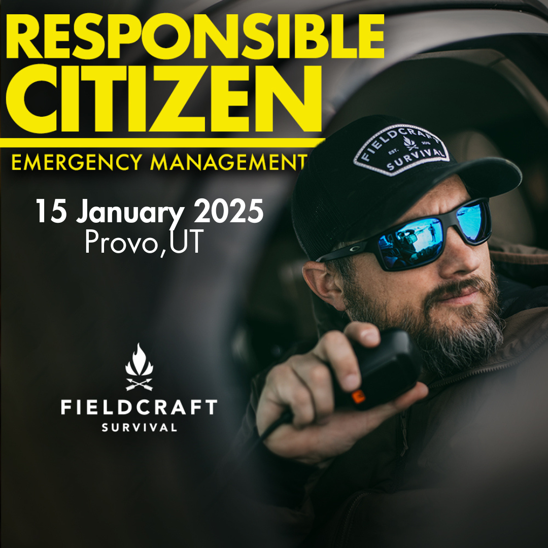 Responsible Citizen | Emergency Management: 15 January 2025 (Provo, UT)