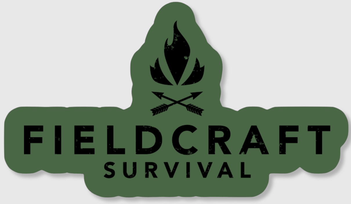 Forest Green Fieldcraft Survival Logo Sticker - Fieldcraft Survival