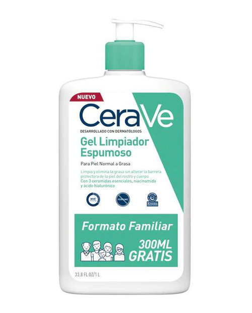 Gel limpiador espumoso 1 L cerave