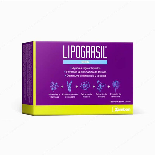 Lipograsil dren 14 sobres
