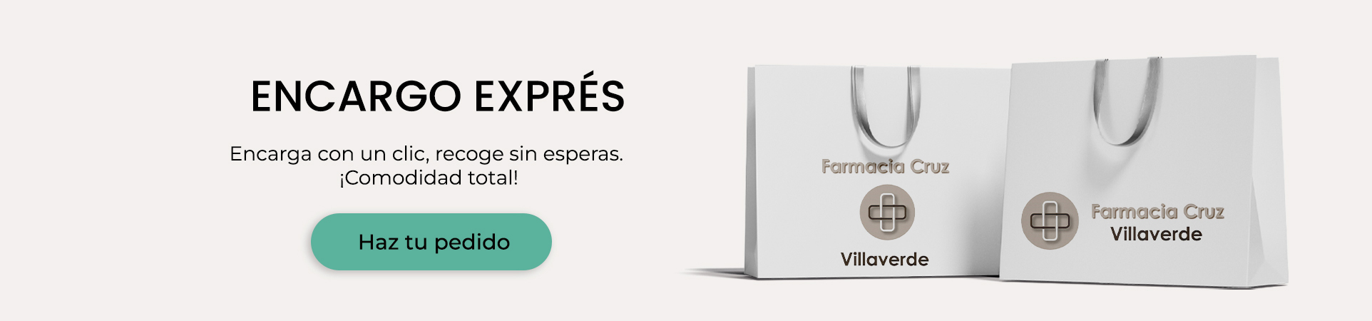 Encargo exprés Farmacia Cruz VillaVerde
