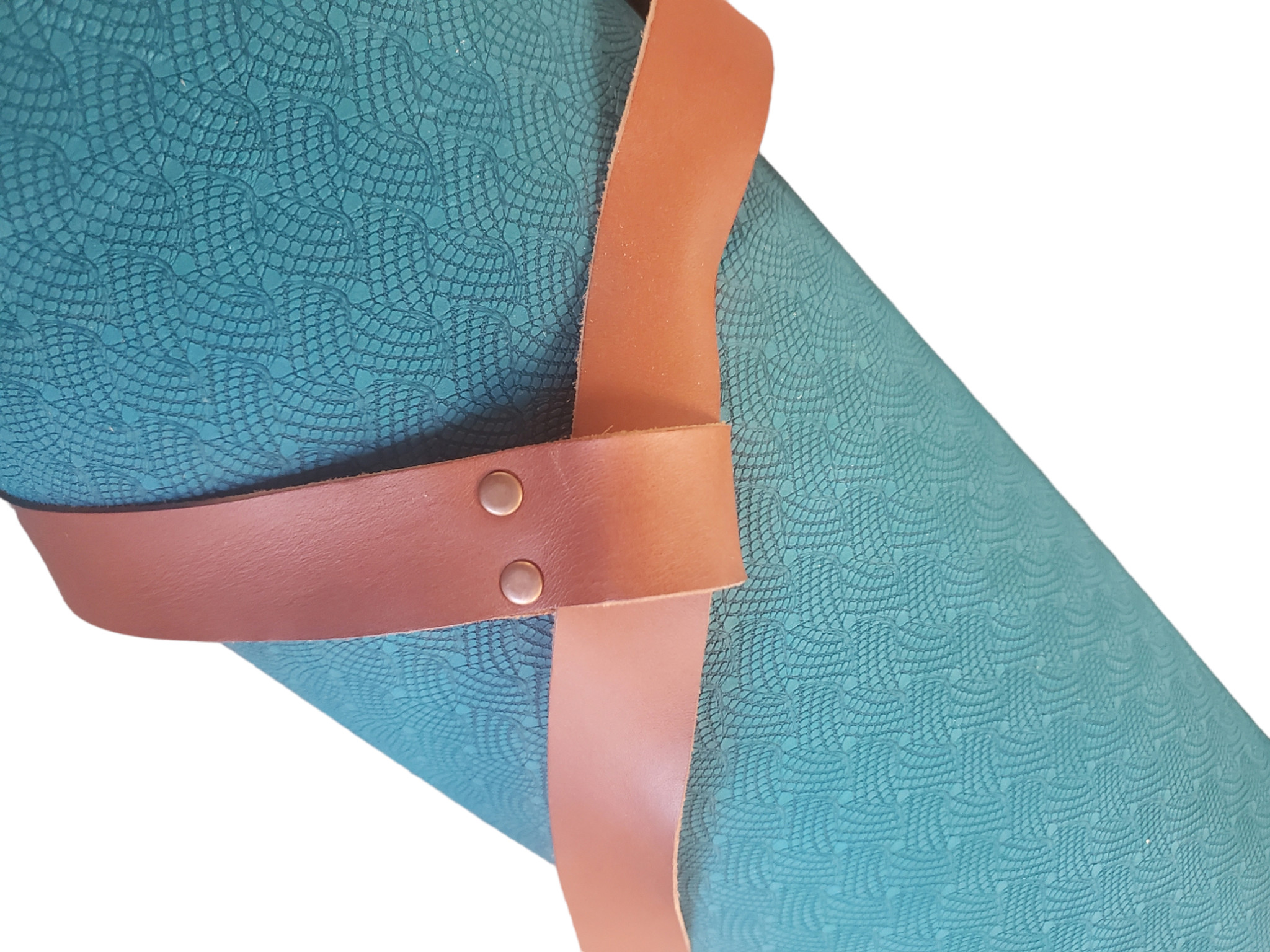 Luxury Leather Yoga Mat Carry Strap Fitness Mat Sling Handle Carrier  Alternative Exercise Mat Bag Picnic Blanket, Beach Towel Holder 