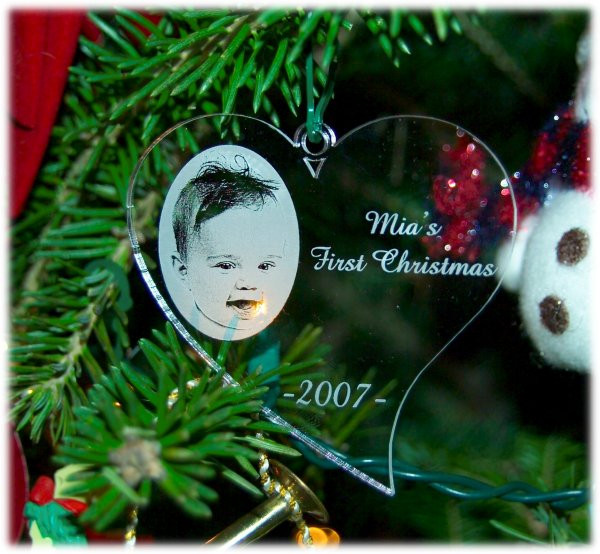 Monogrammed Christmas Ornaments - Personalized Gallery