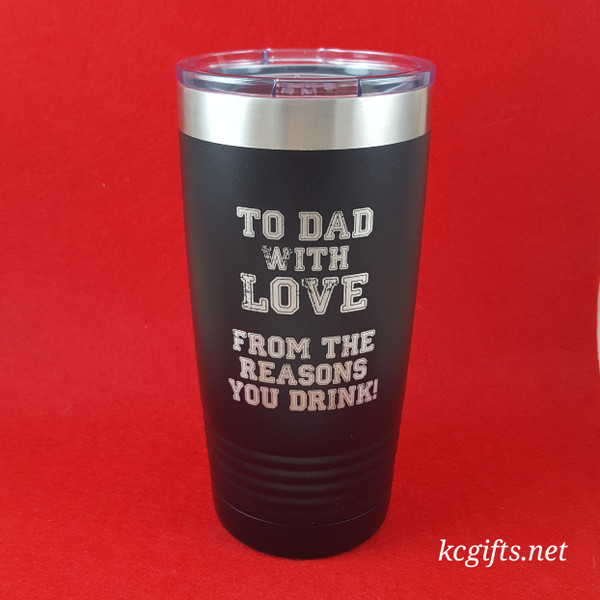 Polar Camel Insulated Mug - For Dad from the Reason He Drinks - Gift for Dad