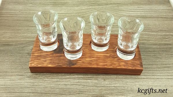 Whiskey Stave Shot Glass Set