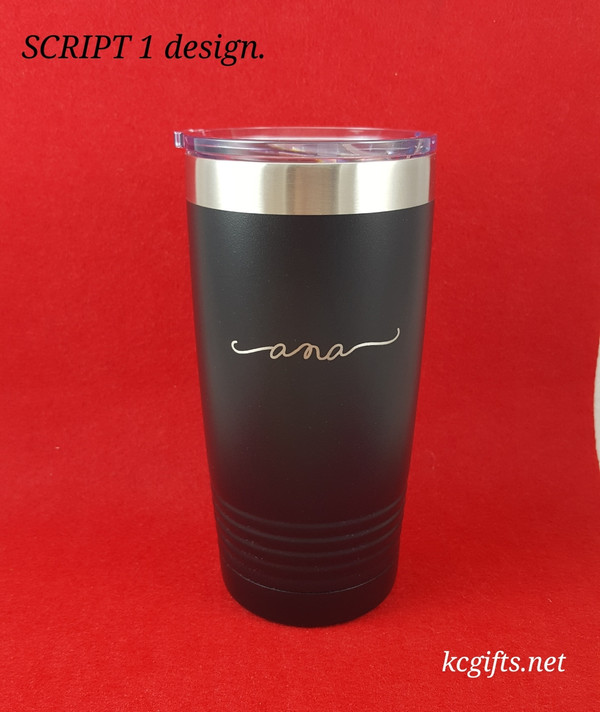 Polar Camel Insulated Mug - Personalized with your name - YETI Clone - Script 1 Design