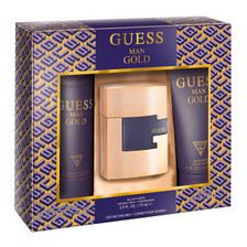 Guess Gold Estuche 3 Piezas Hombre EDT 75ml + shower gel 200ml + Desodorante
