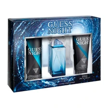 Guess Night SET 3 Piezas Hombre EDT 100ml + Gel de Ducha 200ml + Desodorante 226ml