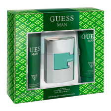 Guess SET 3 Piezas Hombre EDT  75ml + Desodorante 226ml + Gel de Ducha  200 ml