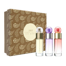 360/360 Coral/360 Purple Trio SET 3 Piezas Dama 360 Women 30ml EDT + 360 Purple EDP 30ml + 360 Coral 30ml EDP