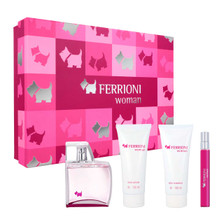 Ferrioni Estuche 4 Piezas Dama EDP 100ml + Body Lotion 100ml + Body Shampoo 100ml + Miniatura 10ml