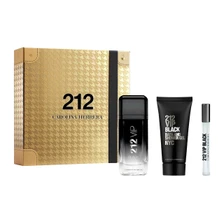212 Vip Black SET 3 Piezas Hombre EDP 100ml + Gel de Ducha 100ml + Miniatura 10ml