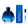 Tribe SET 3 Piezas Hombre EDT 90ml + Desodorante 150ml + Miniatura 10ml