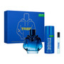 Tribe SET 3 Piezas Hombre EDT 90ml + Desodorante 150ml + Miniatura 10ml