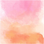 Orange and pink ombre watercolour photography backdrop