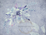 Beautiful Pastel floral painted photographers backdrop-  Photography Backdrop shades of blues, lilacs 004  -  photographers backdrop-  Photography Backdrop

The size shown is 60 x 80 and other sizes will be cropped, please contact us if you have any questions 
matching Floor area is available to match 