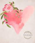 Beautiful simple  Valentine  painted photographers backdrop-  Elite heart --  Photography Backdrop

The size shown is 60 x 80 and other sizes will be cropped, please contact us if you have any questions 
matching Floor area is available to match 