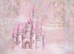 Dreamy castle in the sky- pinks 002- photography backdrop 
60 x 80 landscape no floor 