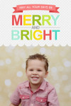 Bokeh photography backdrop used on card