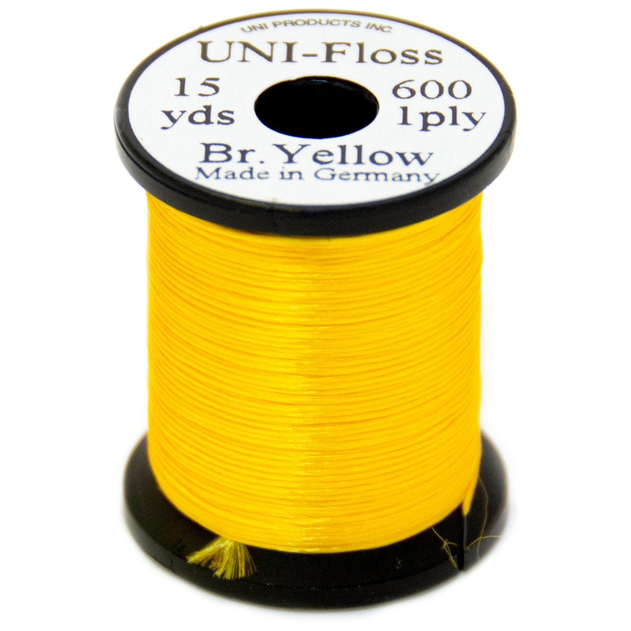 UNI FLOSS ASSORTED COLOURS 15 YARD REELS FLY TYING MATERIALS FROM FLYMAKERS 