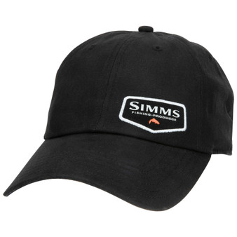 Simms Oil Cloth Cap Black Image 1