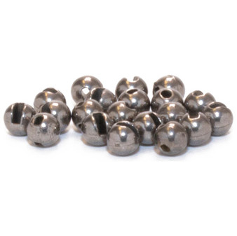Hanak Round Plus Slotted Tungsten Beads Black Nickel Image 1