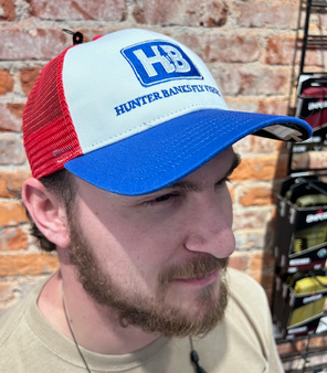 Hunter Banks HB Block Logo Trucker Sale