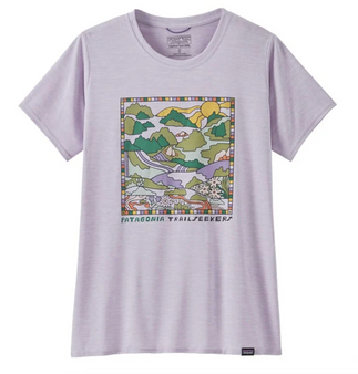 Women's Cap Cool Daily SS Shirt Trailseekers Foxglove Purple