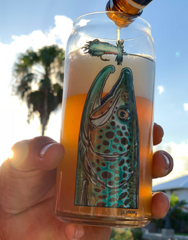 DeYoung Beer Can Glass