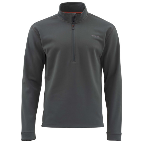 Simms Midweight Core Quarter Zip Carbon Image 1