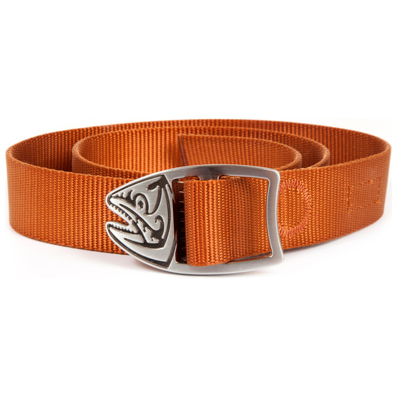 Fishpond Trucha Webbing Belt Burnt Orange Image 1