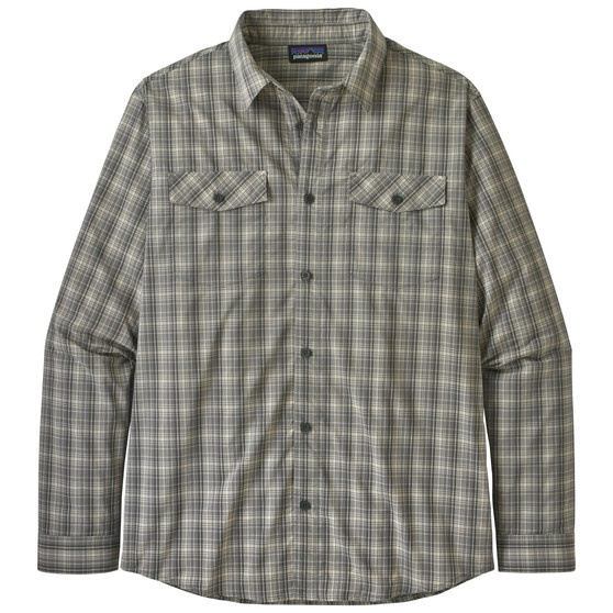 Patagonia High Moss LS Shirt Brook Hex Grey Image 1