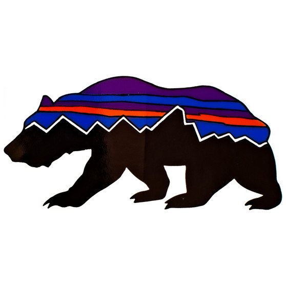 Patagonia Fitz Roy Bear Sticker Image 1