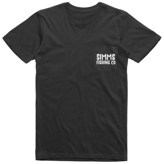 Simms Co Pocket Tee Black Image 1